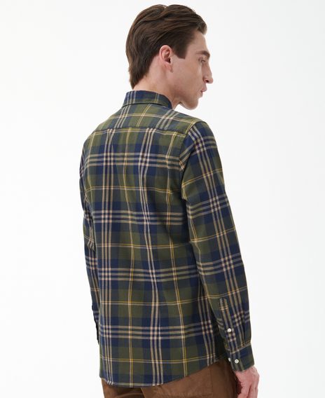 Barbour Edgar Tailored Shirt — Olive