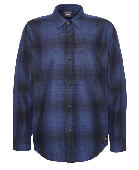 Barbour International Stoke Overshirt — Cobalt Blue