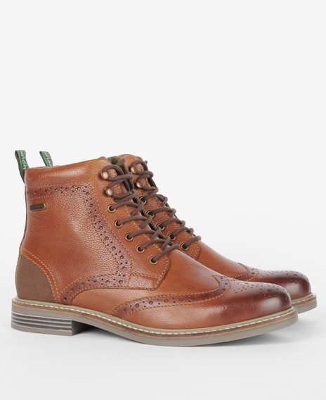 Barbour Seaton Brogues magasszárú csizma — Almond