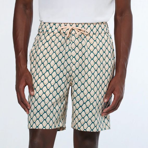Scotch & Soda — Fave Printed Tencel Bermuda Shorts