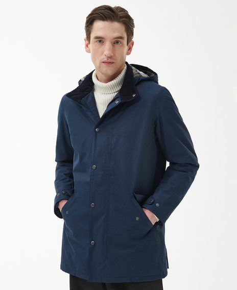 Barbour Chelsea Mac kabát — Navy