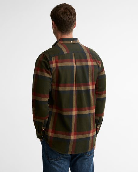 Barbour Folley Tailored Shirt — Olive