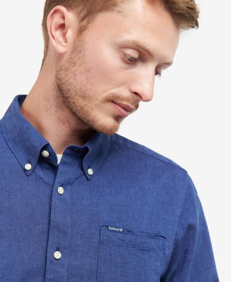 Barbour Nelson Tailored Shirt — Indigo