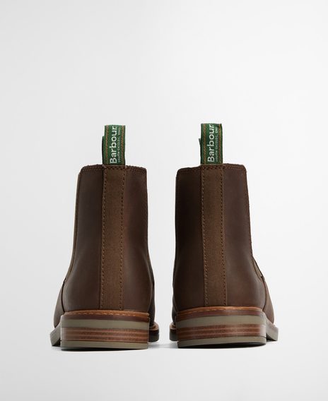 Barbour Farsley Chelsea Boots — Coffee Brown