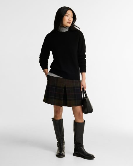 Barbour Penwood Cashmere Knitted Jumper — Black