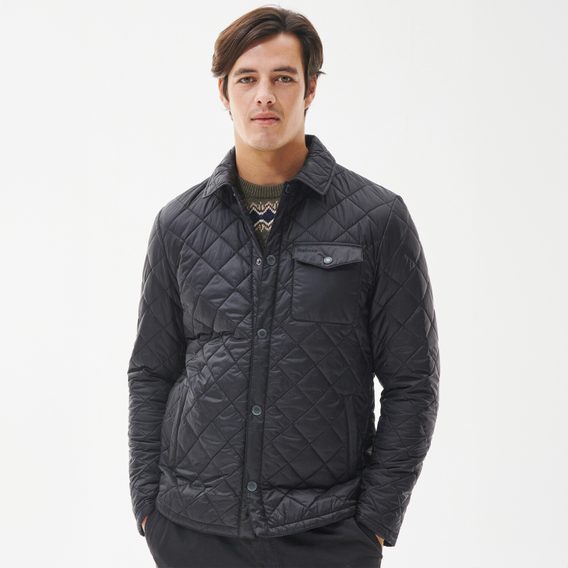 Barbour Newbie steppelt kabát — Black