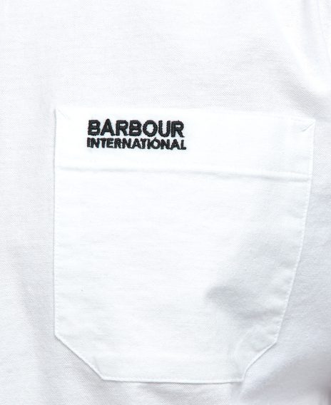 Barbour International Kinetic Tailored Shirt — Classic White