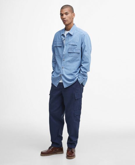 Barbour Deepdale Relaxed Cargo Nadrág — Klasszikus Tengerészkék