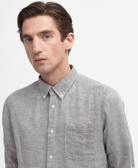 Barbour Linton Tailored Shirt — Olive