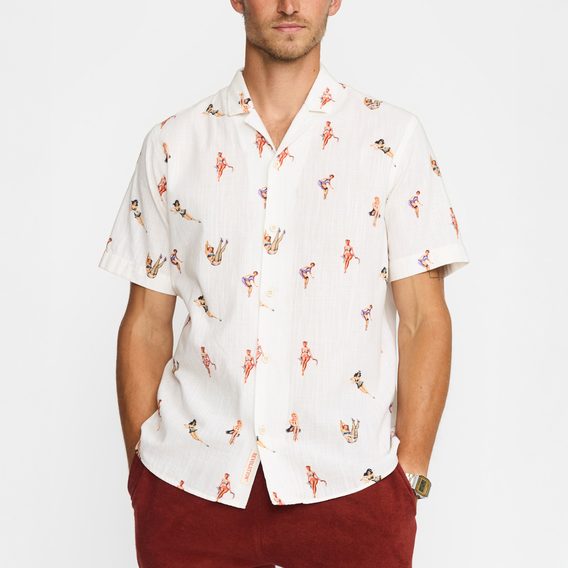 Revolution Short-Sleeved Cuban Shirt — Pin-Up