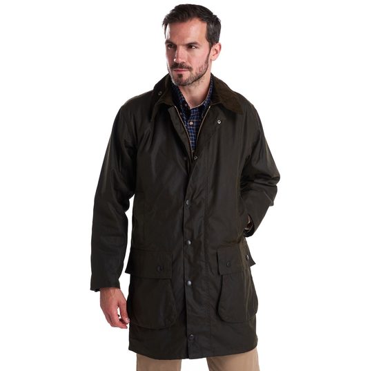 Barbour Classic Northumbria viaszolt kabát - oliva