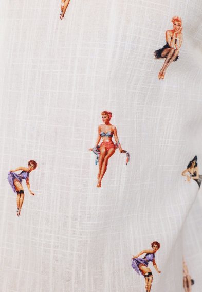 Revolution Short-Sleeved Cuban Shirt — Pin-Up