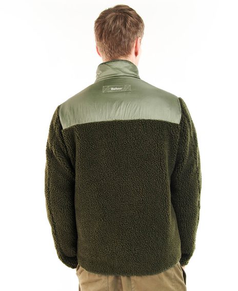 Fleece kabát Barbour Axis Fleece - Olive