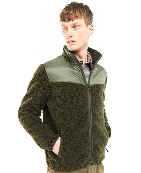 Fleece kabát Barbour Axis Fleece - Olive