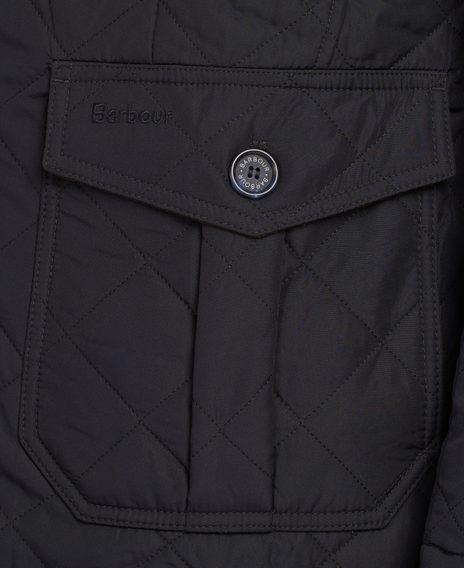 Barbour Quilted Lutz Jacket — Navy
