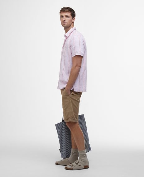 Barbour Swaledale Summer Fit Shirt — True Pink
