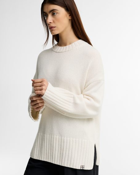Barbour Gaia Knitted Jumper — White