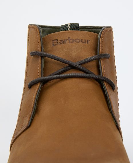 Barbour Readhead Chukka Boots — Cognac