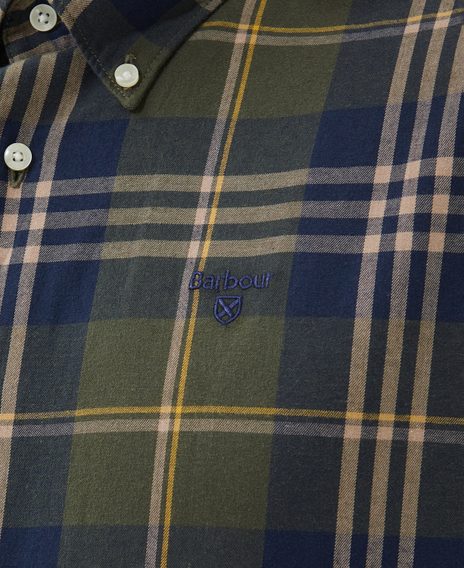 Barbour Edgar Tailored Shirt — Olive
