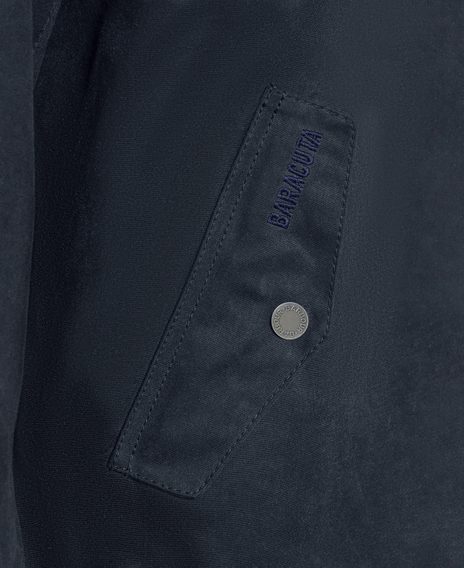 Barbour Porton Wax Jacket — Classic Navy