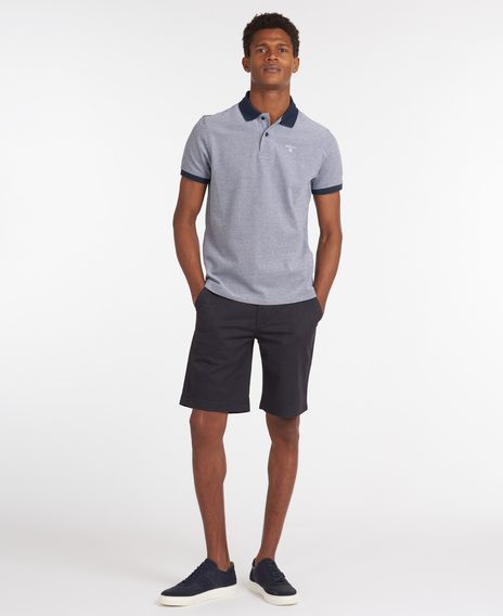 Barbour Sports Mix Polo Shirt — Midnight