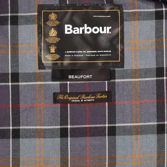 Barbour Beaufort Wax Jacket — Black