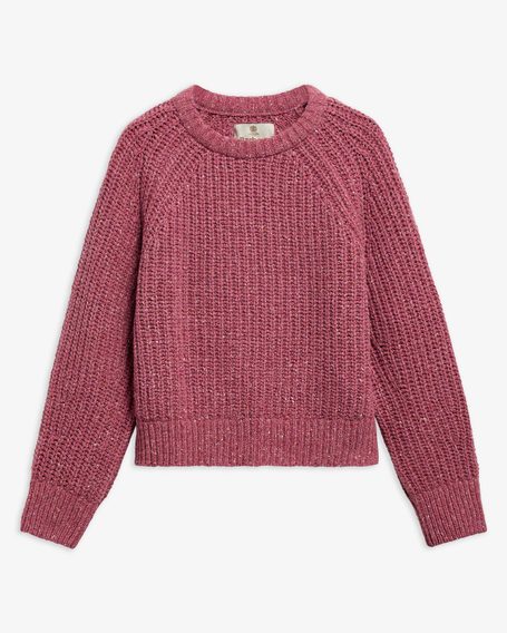 Barbour Alderney Crew Neck Fleck Jumper