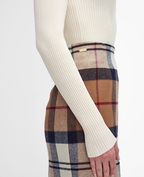 Barbour Rosa Tartan Midi Skirt