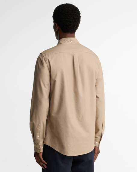 Barbour Oxtown Tailored Shirt — Stone
