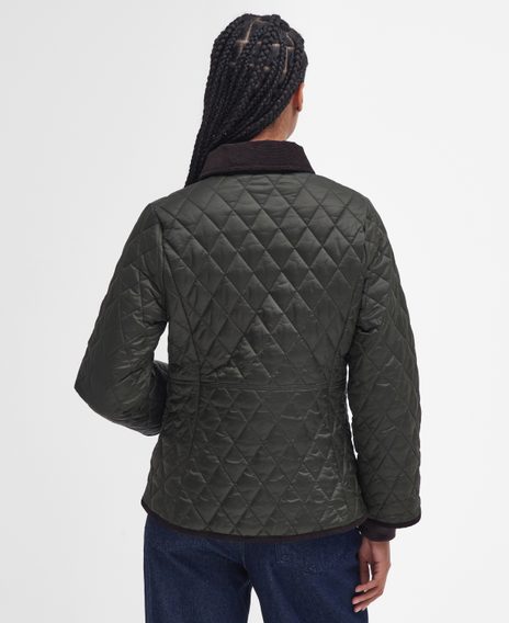 Barbour Beadnell Fitted Quilted Jacket — Sage