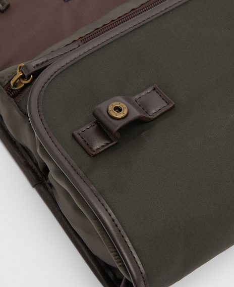 Barbour Waxed Hanging Washbag