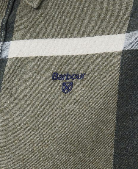 Barbour Iceloch Tailored Shirt — Forest Mist