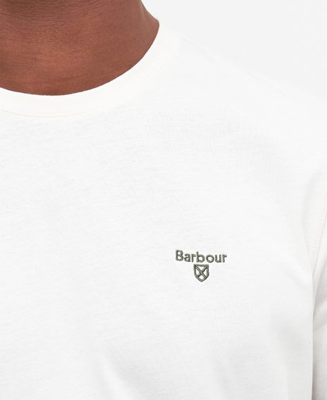 Barbour Essential Sports T-Shirt — Classic White