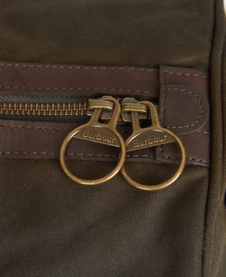 Barbour Waxed Holdall Weekend Bag