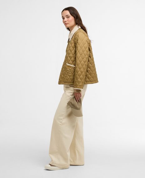 Barbour Icons Cropped Liddesdale Quilted Jacket