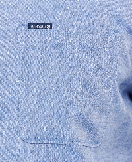 Barbour Nelson Tailored Shirt — Blue