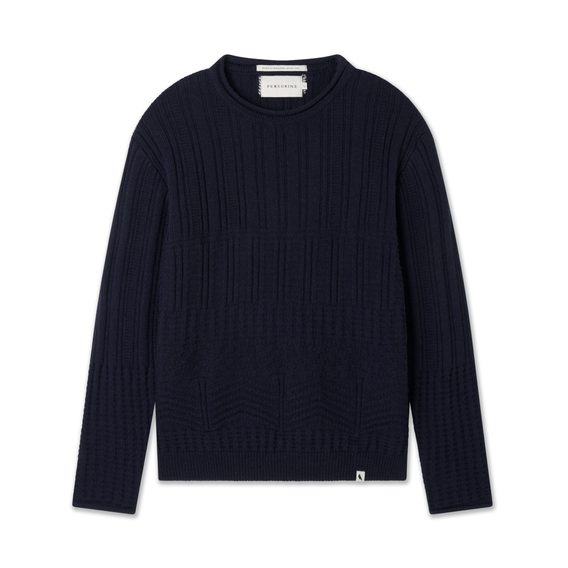 Peregrine Marina Crew Jumper — Navy