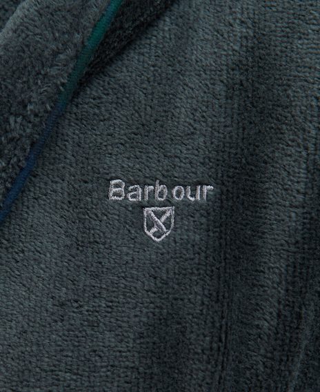 Pamut fürdőköntös Barbour Angus Dress Gown - Charcoal