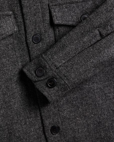 Portuguese Flannel Wool Field — Grey