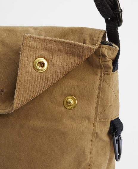 Barbour Transport Crossbody Bag — Golden Khaki