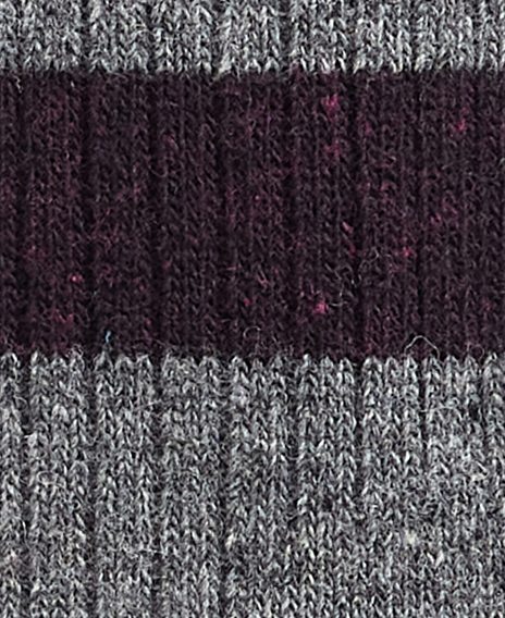 Barbour Houghton Stripe csíkos zokni — Fig/AsphaLight
