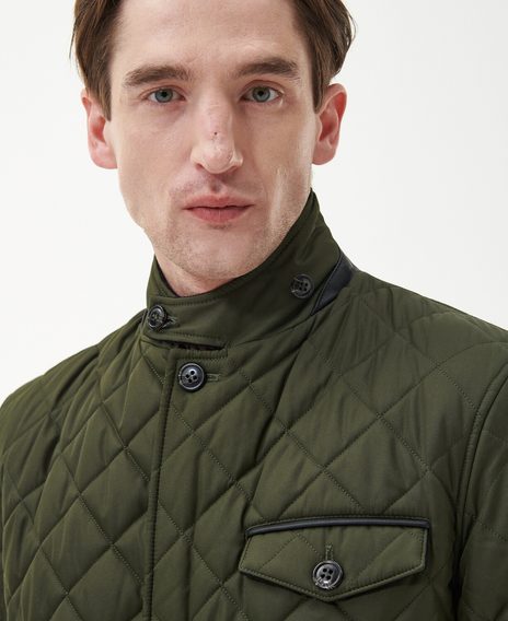 Barbour Horton Quilted Jacket — Sage