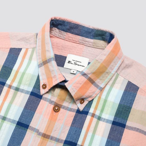 Ben Sherman — Seersucker Check Shirt
