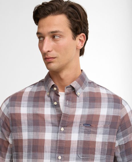 Barbour Hillroad Tailored Shirt — Peppercorn