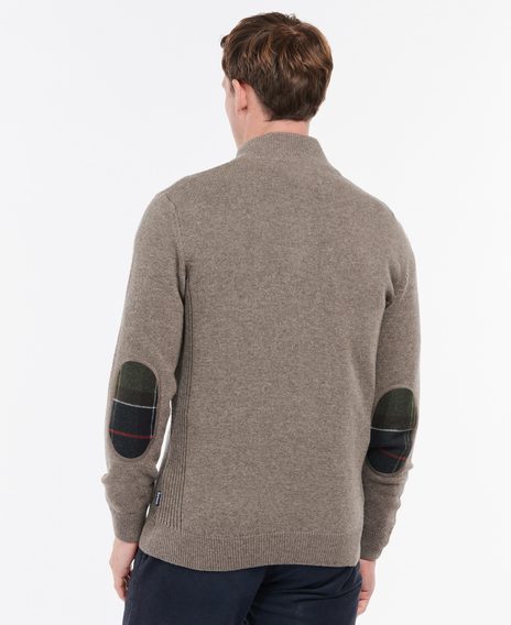 Barbour Holden Half Zip Sweater — Military Marl