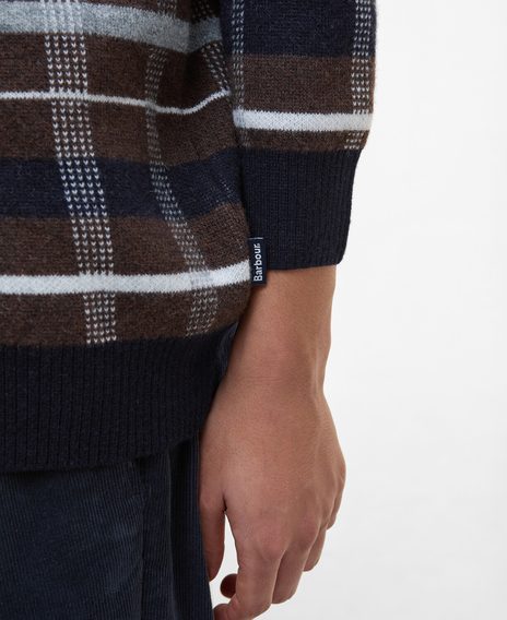 Barbour Kane Tartan Cardigan