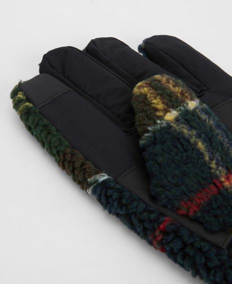 Barbour Field Tartan Fleece Gloves