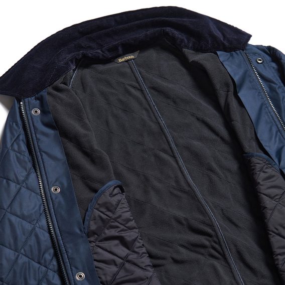 Barbour Ashby Polarquilt kabát — Classic Navy