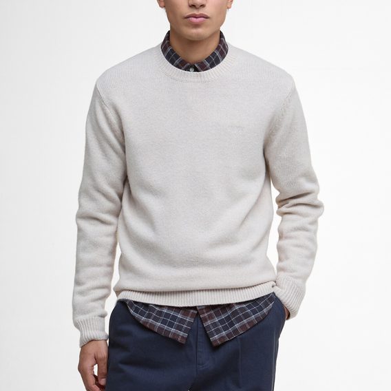 Barbour Covent Crew Neck Jumper — Mist Marl