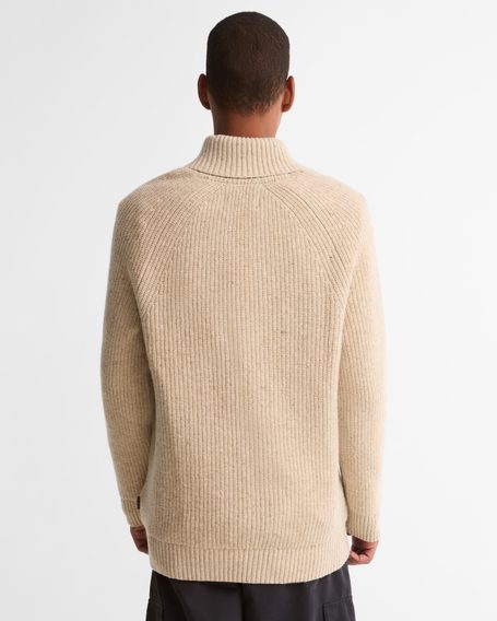 Barbour Shawl Neck Fleck Jumper